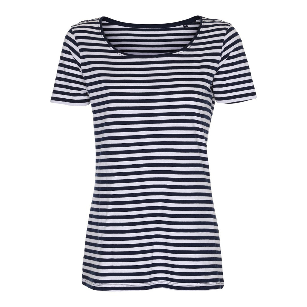 Lady Striped Tee Brand Yourself