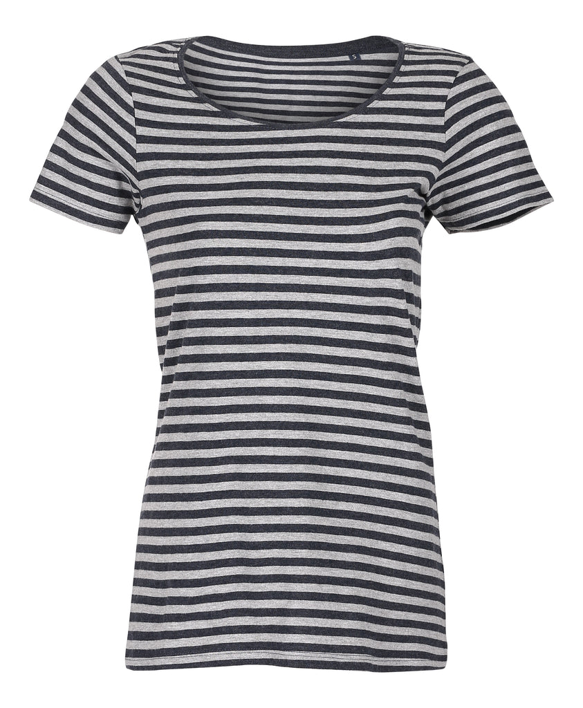 Lady Striped Tee Brand Yourself