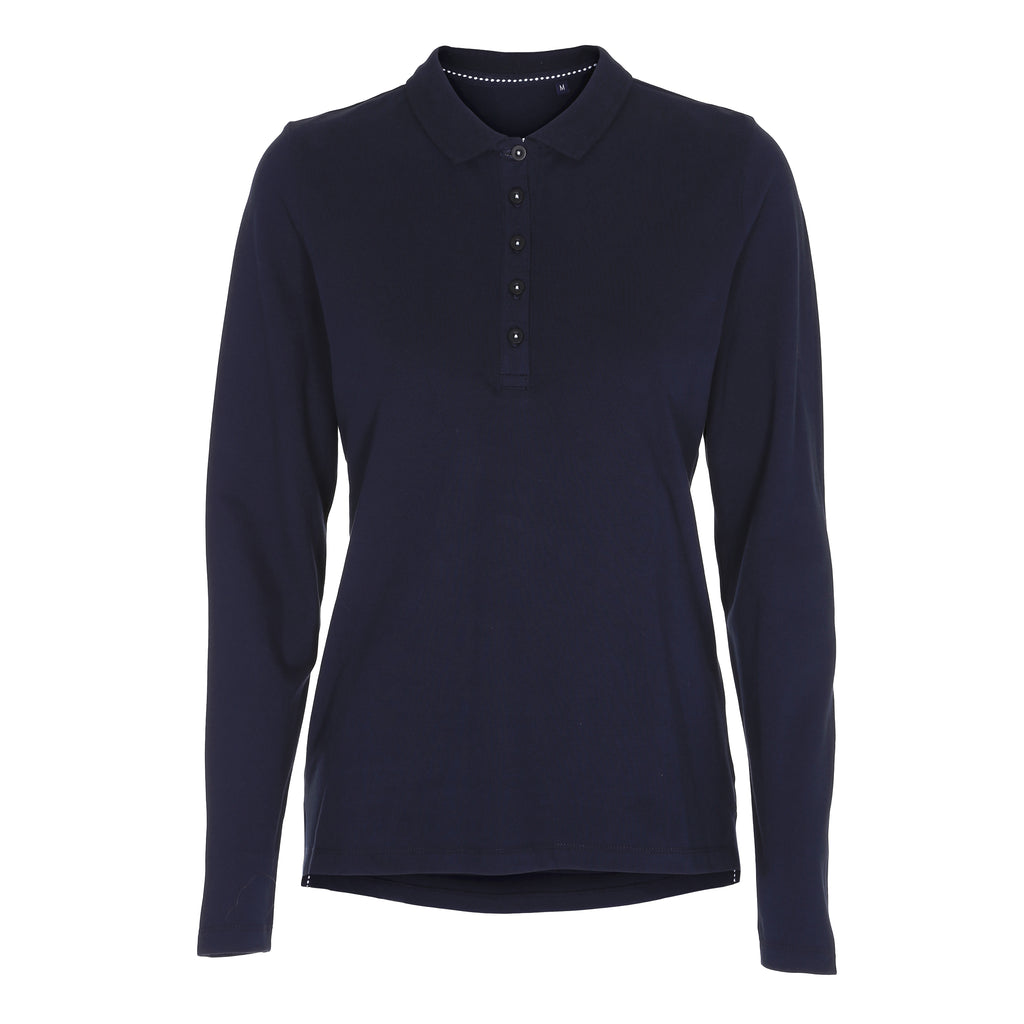 Lady Stretch Polo LS Brand Yourself