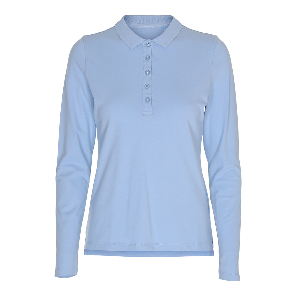 Lady Stretch Polo LS Brand Yourself