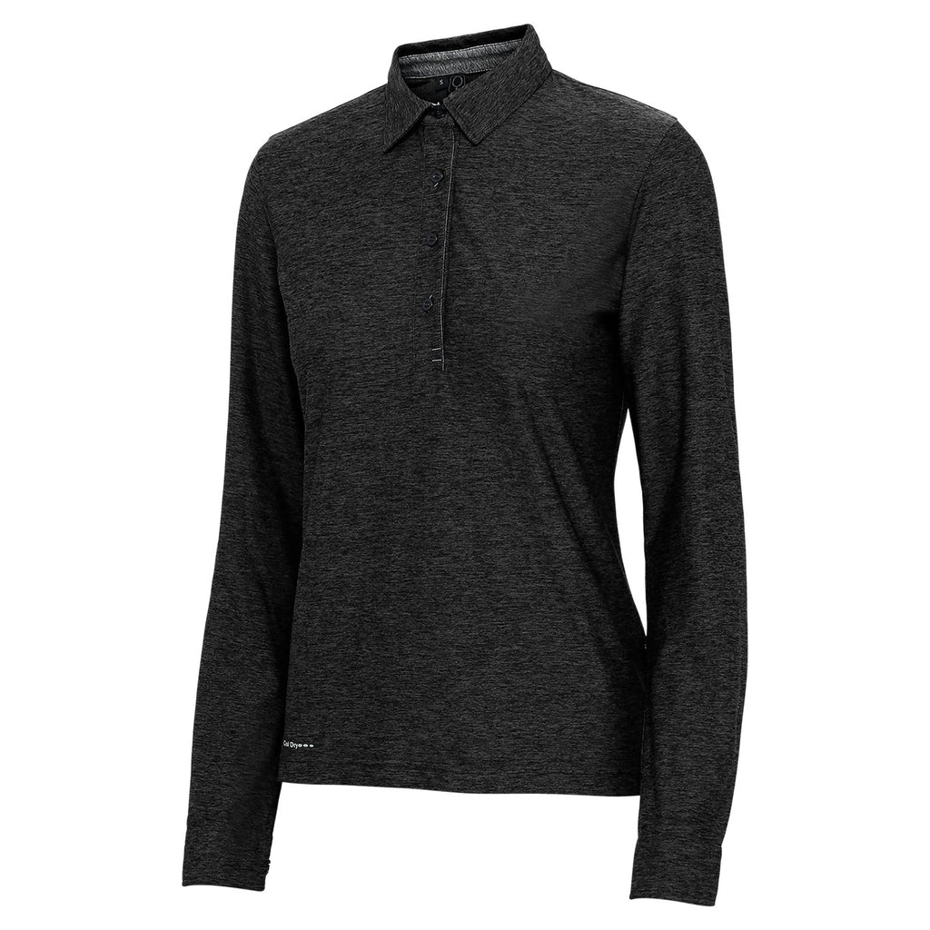 Melange Polo Shirt LS Ladies