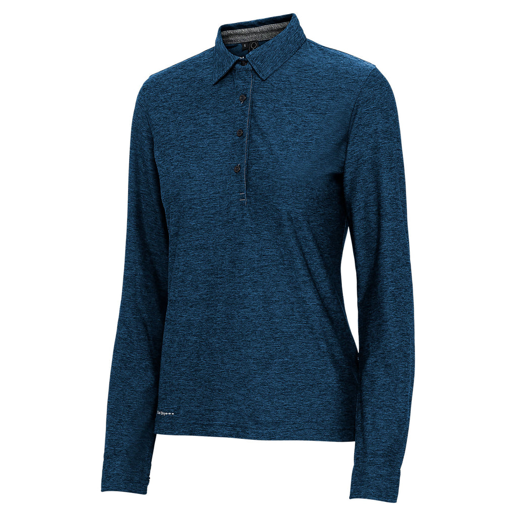 Melange Polo Shirt LS Ladies