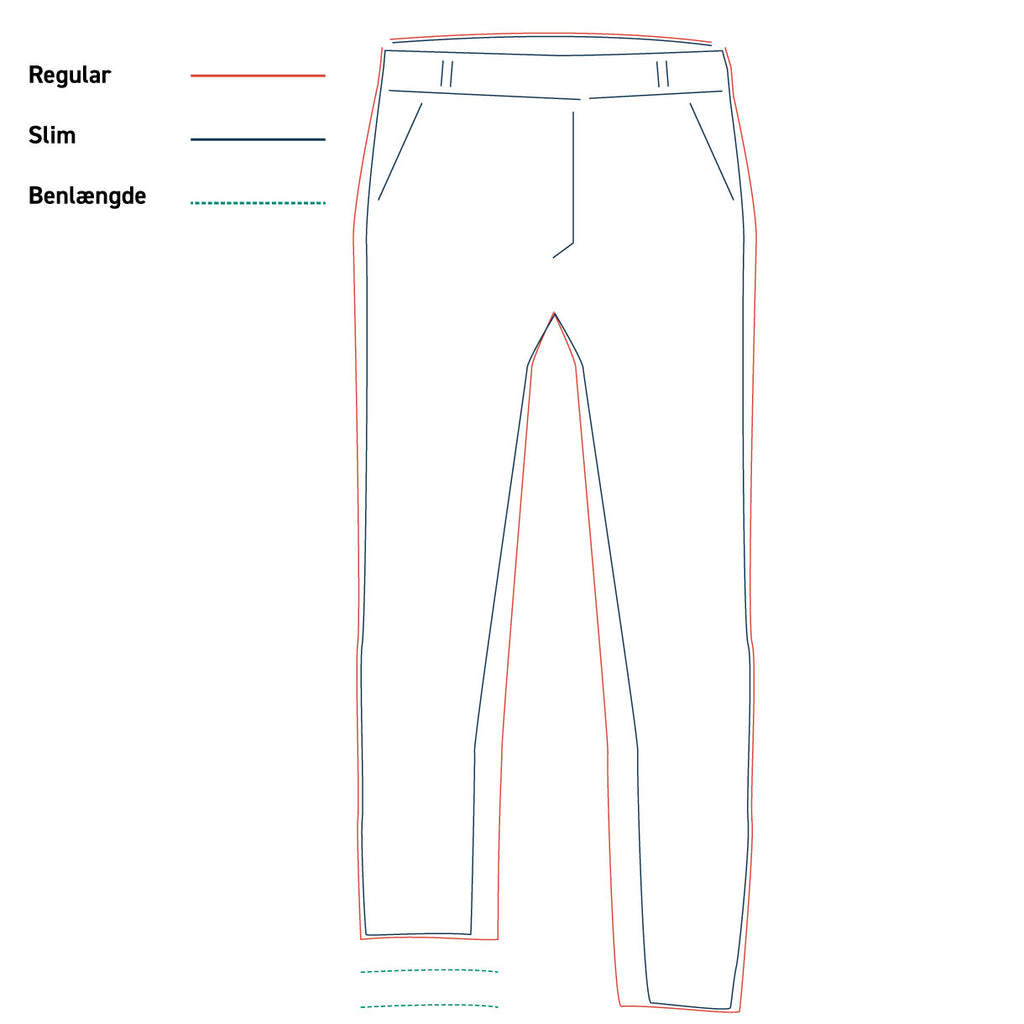 Stretch herrechinos, regular