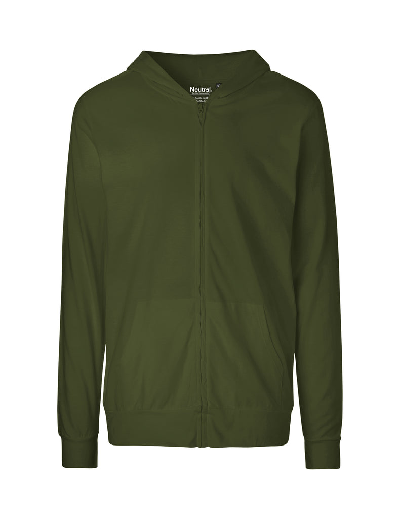 Unisex Jersey Hoodie w. Zip