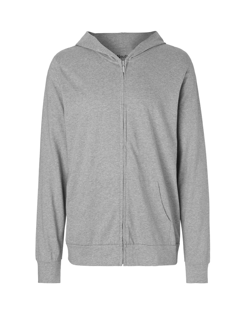 Unisex Jersey Hoodie w. Zip