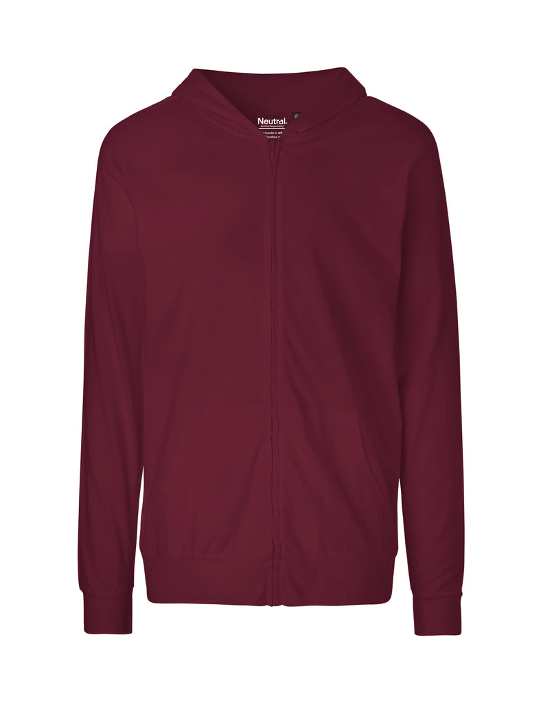 Unisex Jersey Hoodie w. Zip