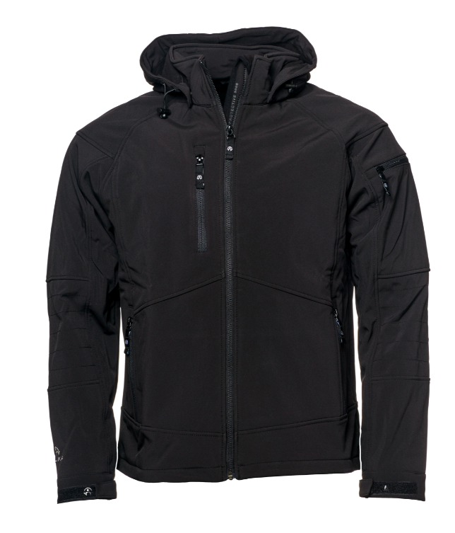 Softshell jakke med fleece inderside