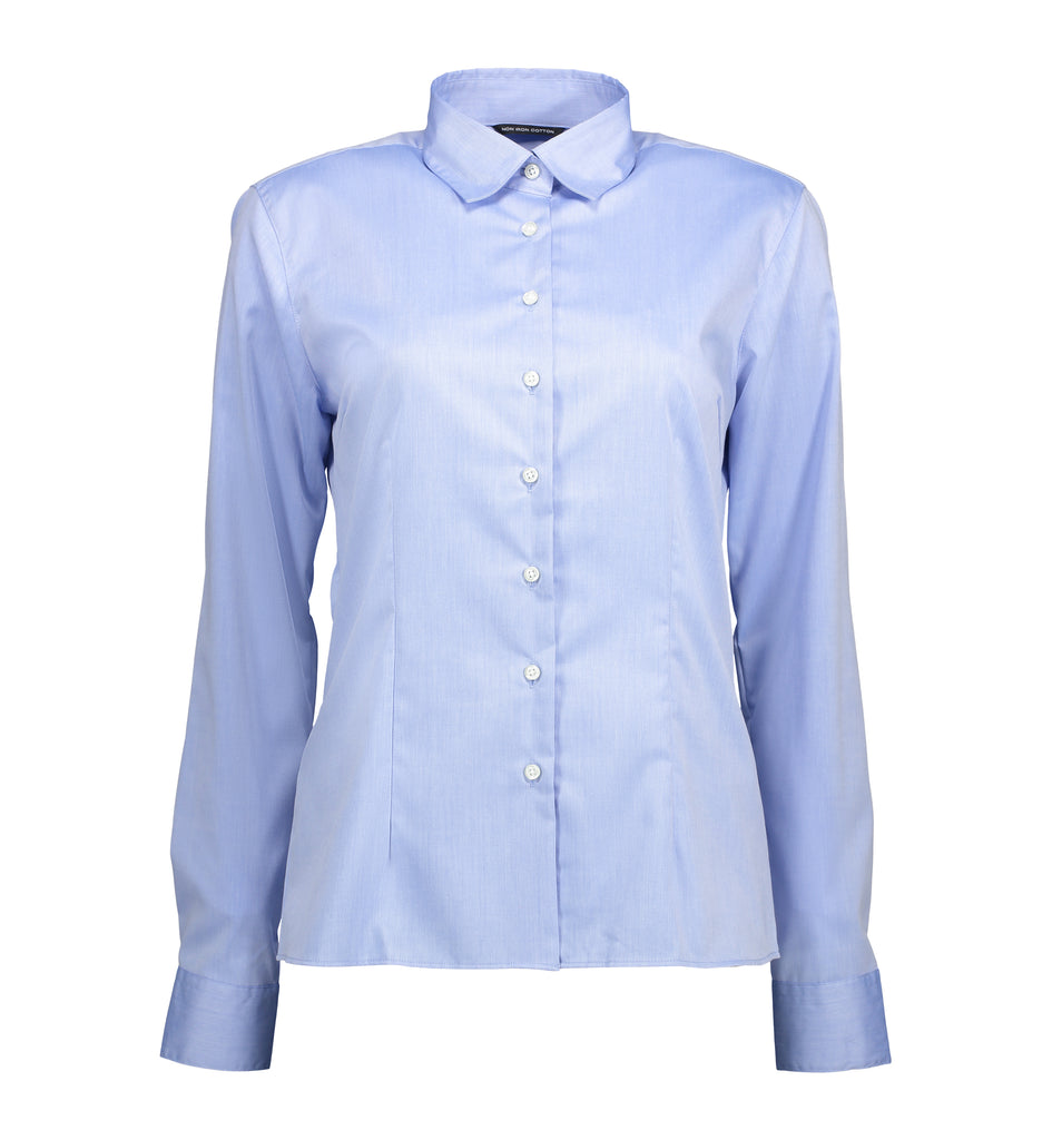 Non Iron-dameskjorte|modernfit