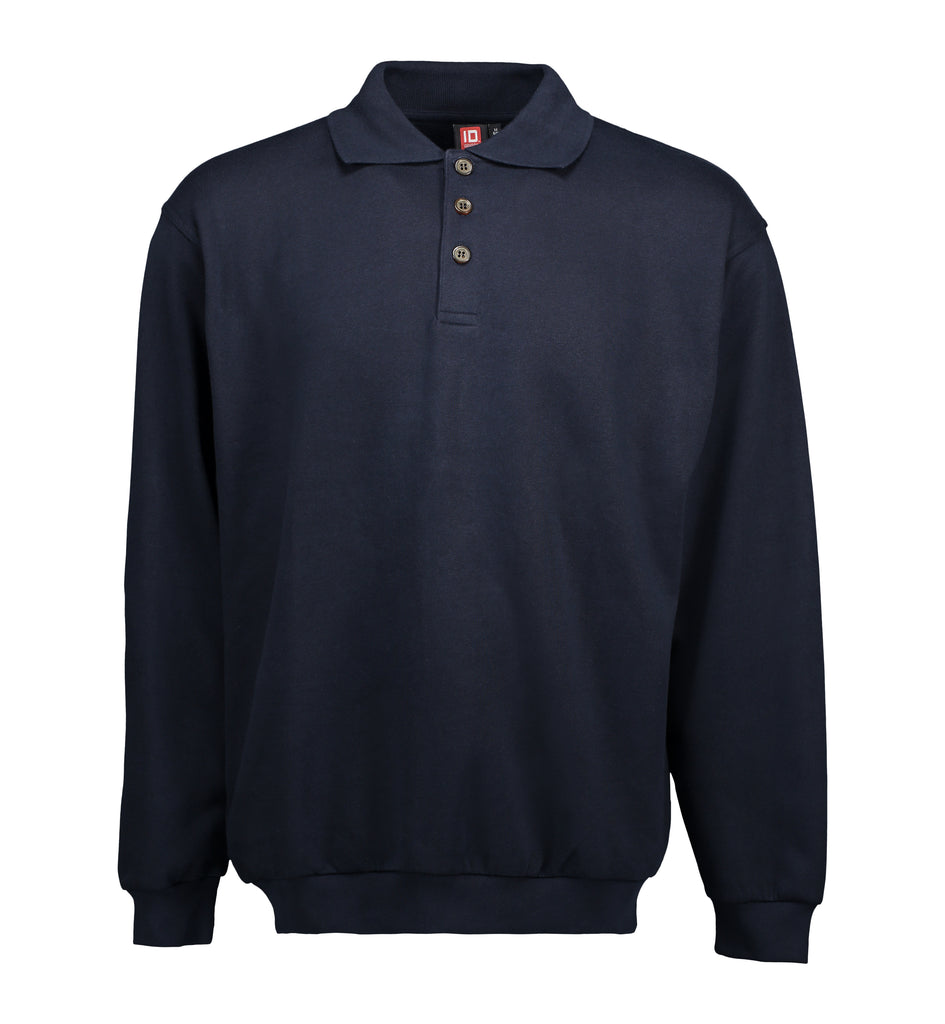 Klassisk polosweatshirt
