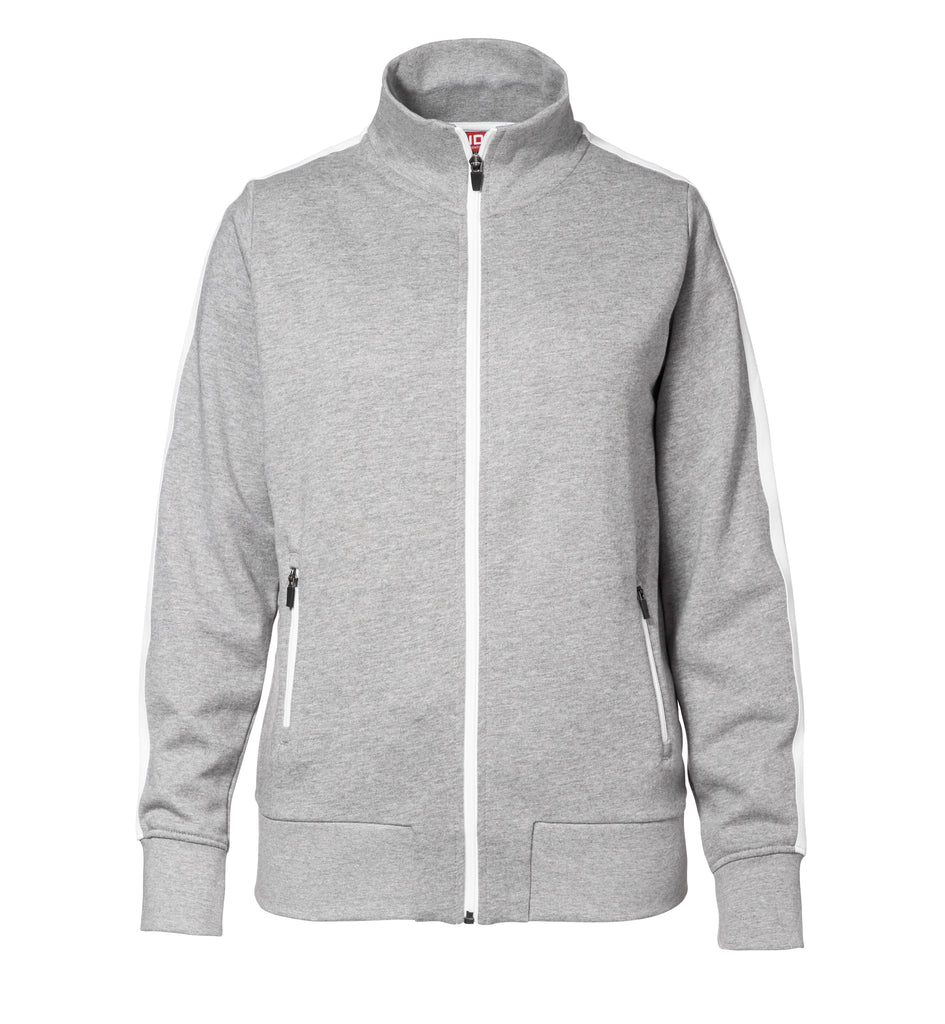 Dame cardigan | kontraststrib