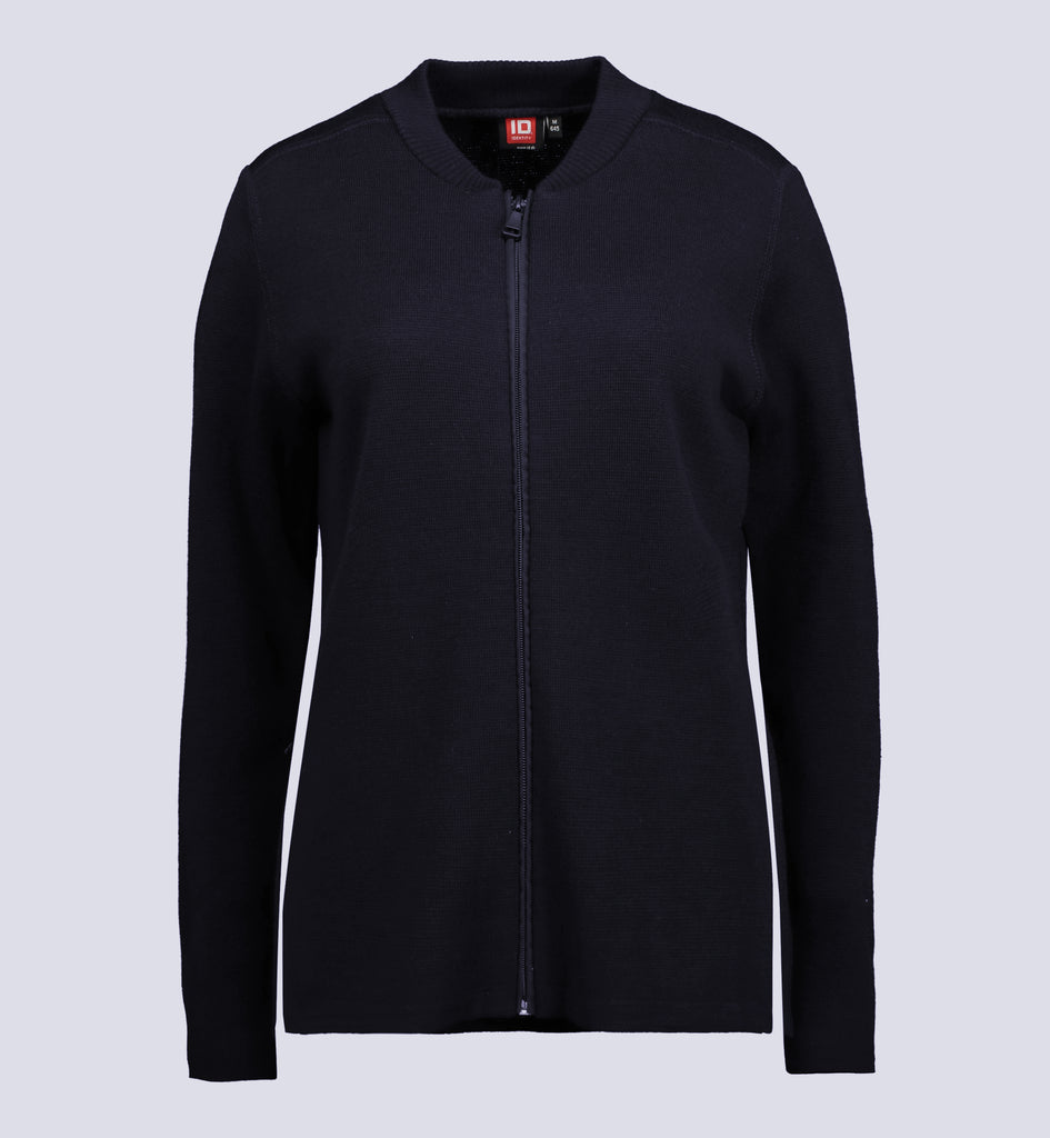 Casual dame-zip cardigan