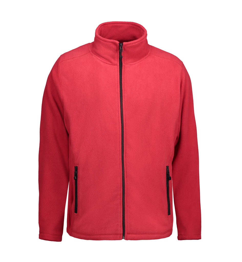 Mikrofleece herre cardigan