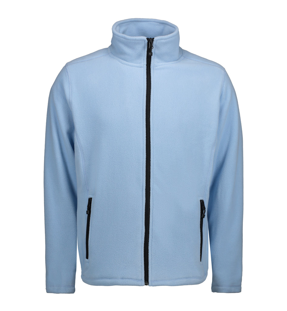 Mikrofleece herre cardigan