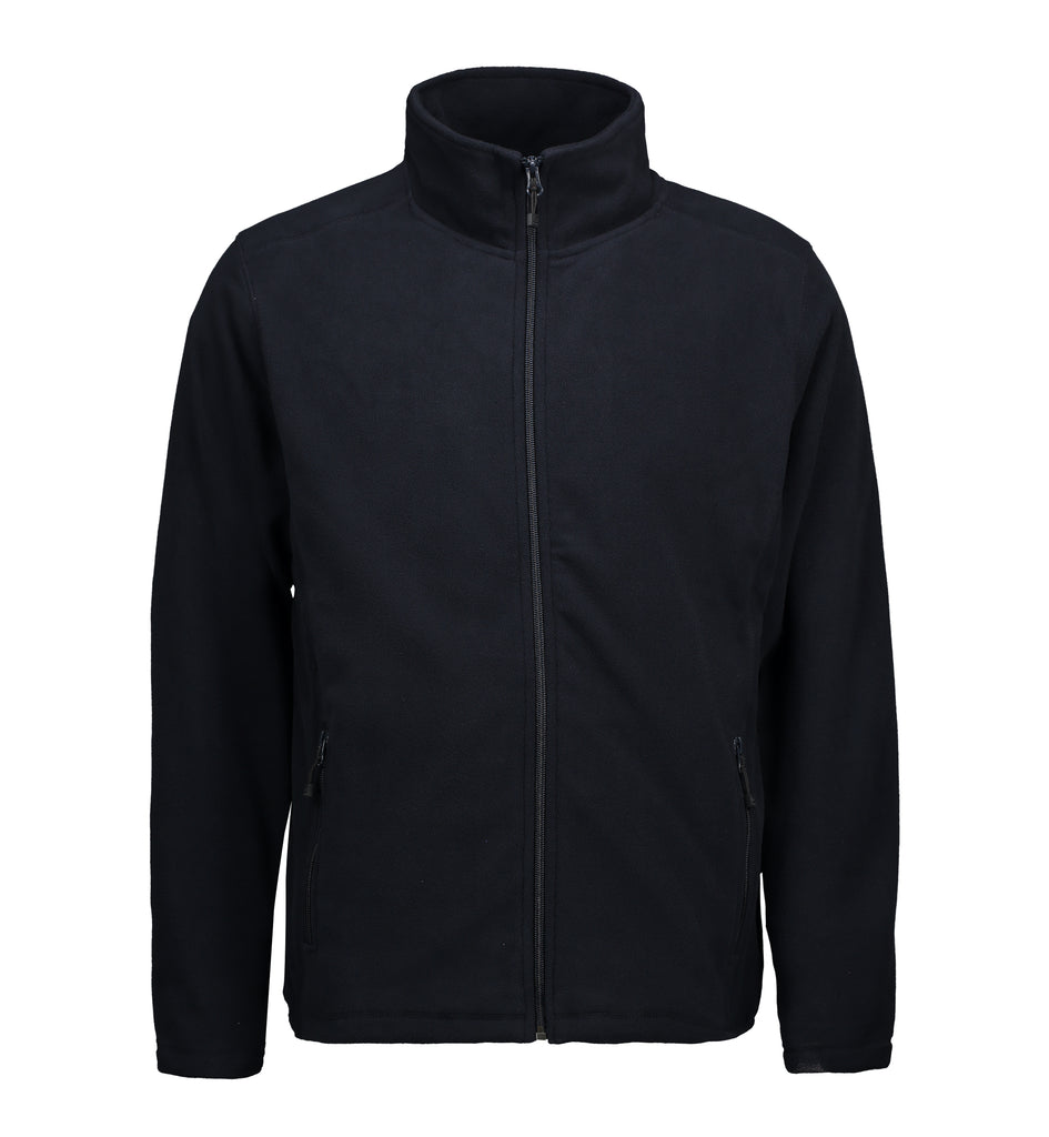 Mikrofleece herre cardigan