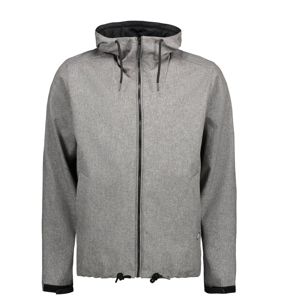 Casual softshell herrejakke | hætte