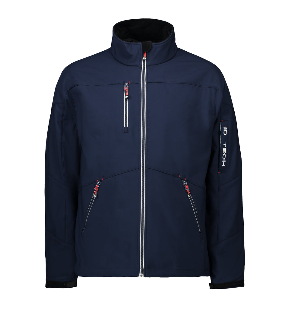 Softshell herrejakke| kontrast