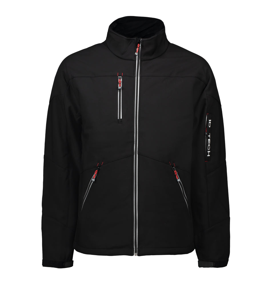 Softshell herrejakke| kontrast