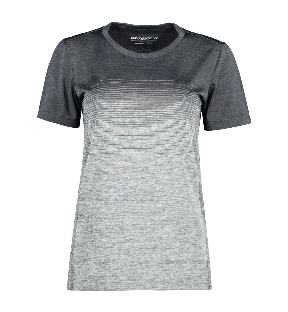 Woman seamless striped s/s T-shirt