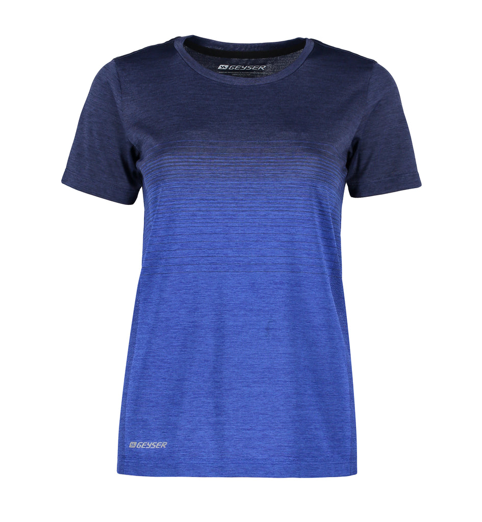 Woman seamless striped s/s T-shirt