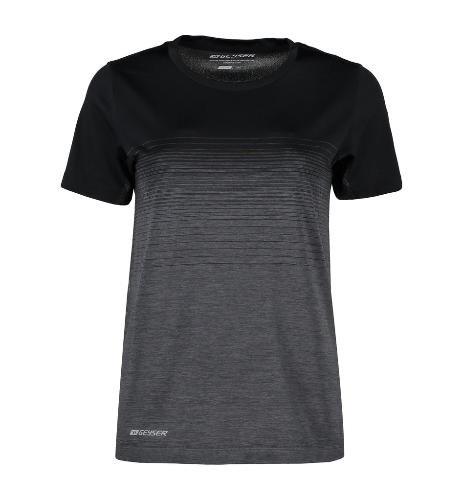 Woman seamless striped s/s T-shirt
