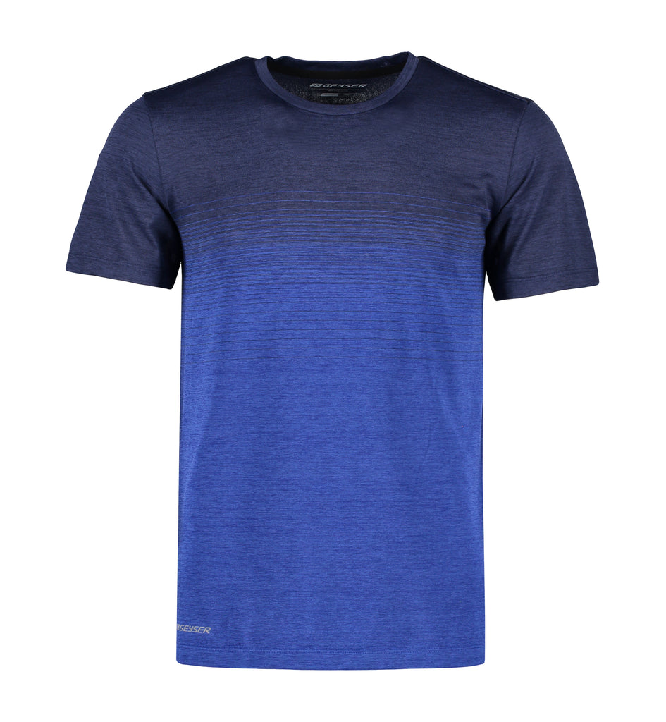 Man seamless striped s/s T-shirt