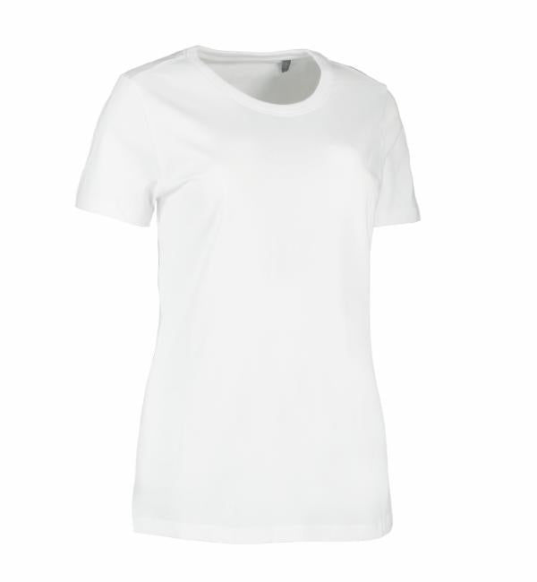 Økologisk O-hals T-shirt I dame