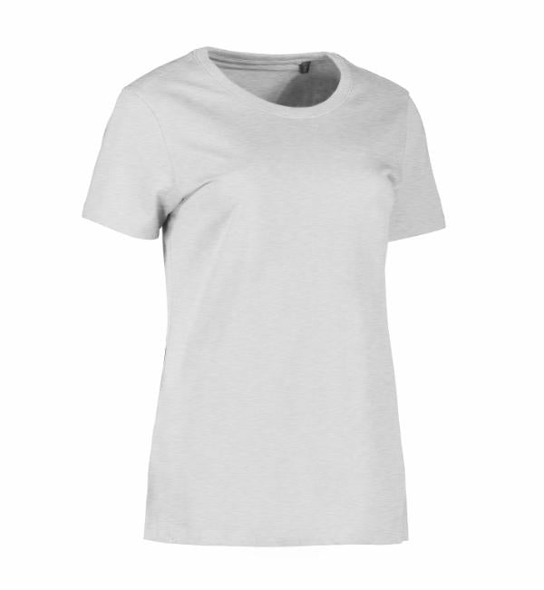 Økologisk O-hals T-shirt I dame