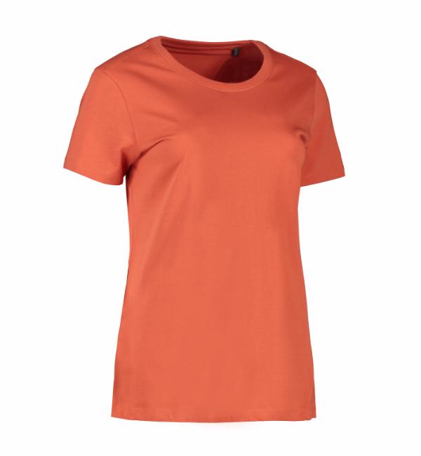 Økologisk O-hals T-shirt I dame