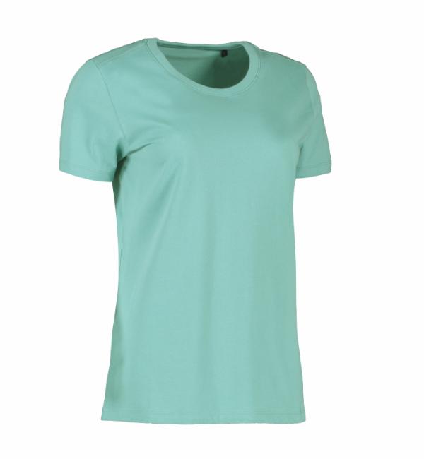 Økologisk O-hals T-shirt I dame