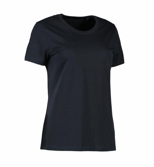 Økologisk O-hals T-shirt I dame