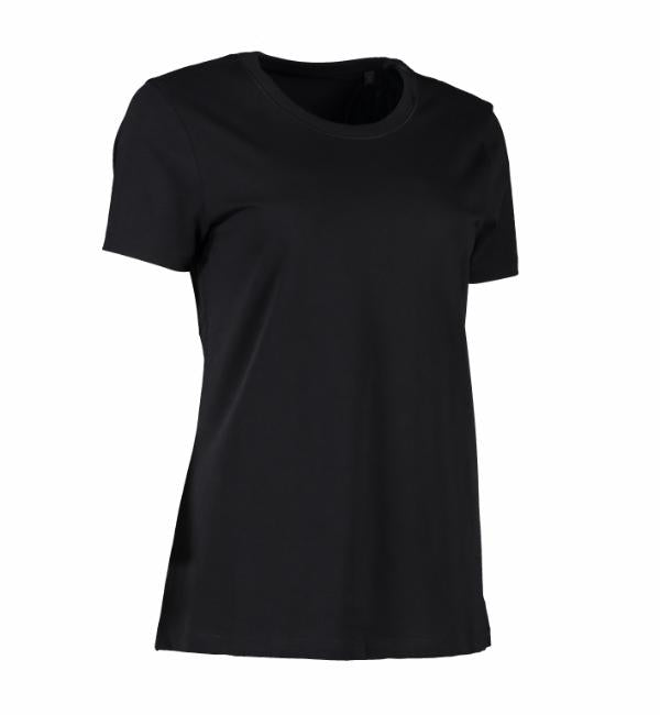 Økologisk O-hals T-shirt I dame