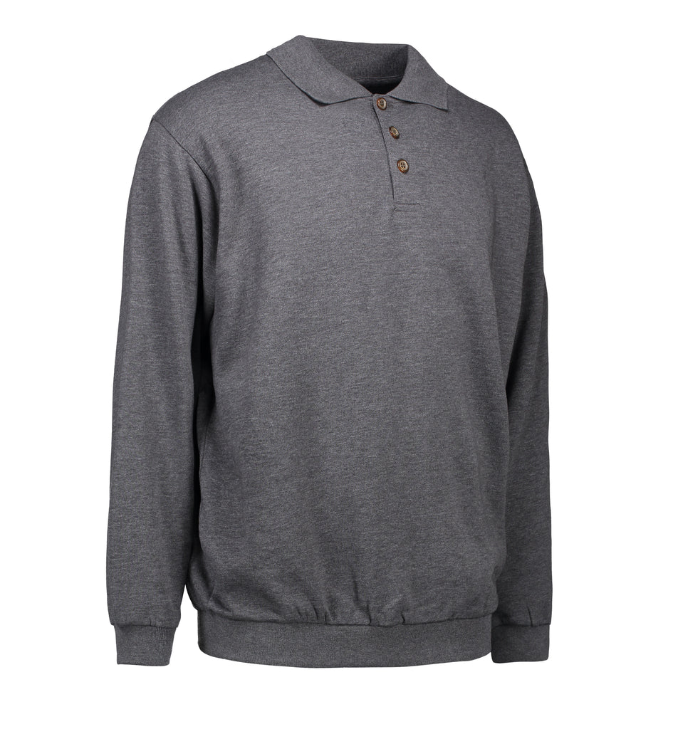 Klassisk polosweatshirt