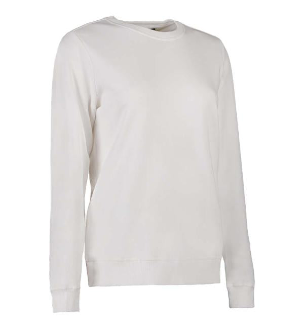 Økologisk O-hals sweatshirt I dame