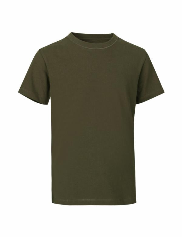 Økologisk O-hals T-shirt